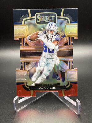 CEE DEE LAMB 2023 SELECT  Red & Black PRIZM DIE-CUT #29 Dallas Cowboys