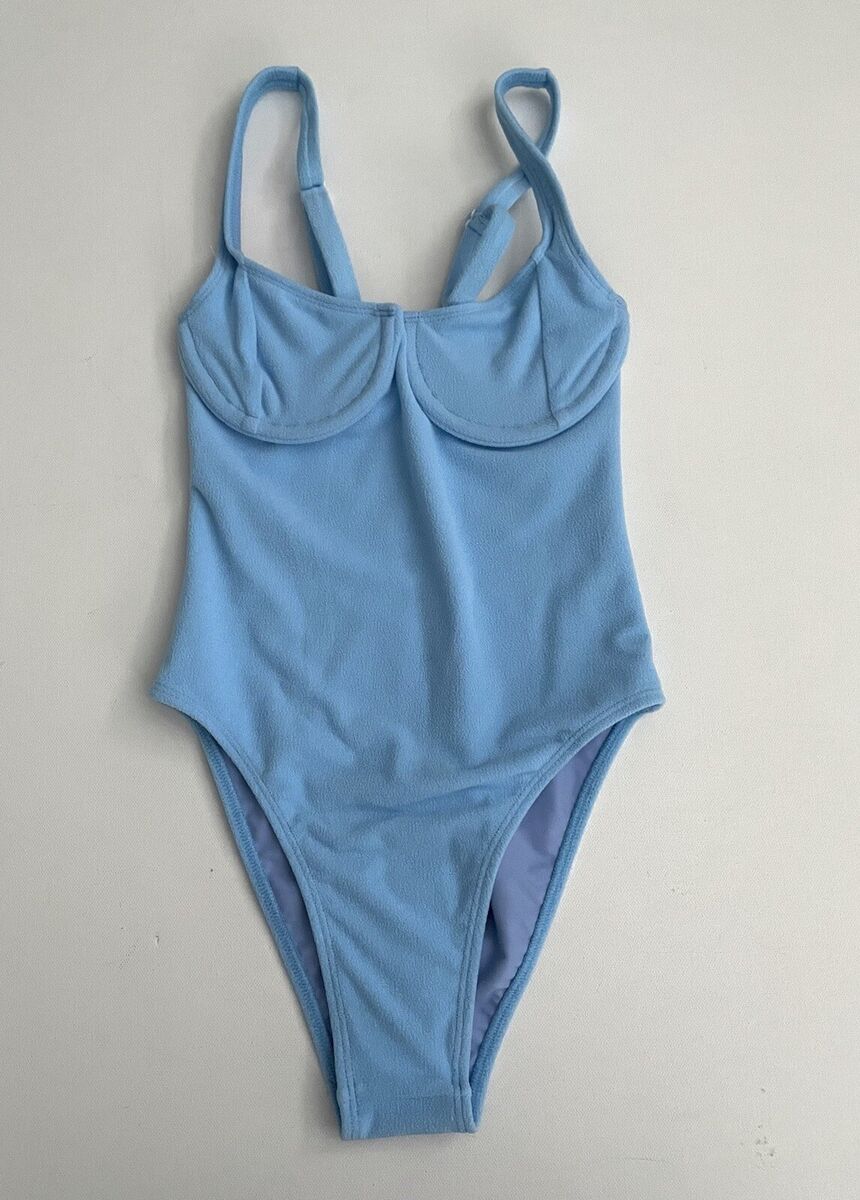 SEEA x Free People Ginger One Piece Surf Swim Suit Celeste SEEA x Free People Ginger One Piece Surf Swim Suit Celeste
