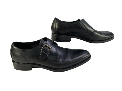 Monk Strap Black Shoes Cole Haan Air Madison C10241 Mens  display picture 3
