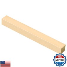 PATIKIL 5/8 x 5/8 x 6" H59 Brass Square Bar, Solid Square Mill Stock for Craf