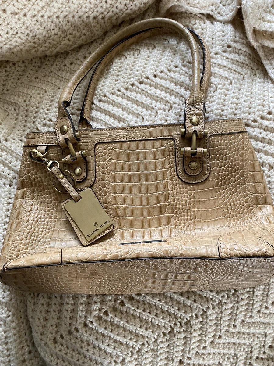 Etienne aigner crocodile handbag clearance