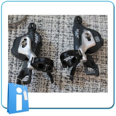 Mandos Cambio Shimano XTR SL-M980 10V I-SPEC + Abrazadera KCNC Negro mtb m980