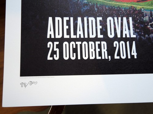 ROLLING STONES - 14 EN LLAMAS - 2014 - ADELAIDA - AUSTRALIA - ##/300 - PÓSTER DE GIRA - Imagen 4 de 5