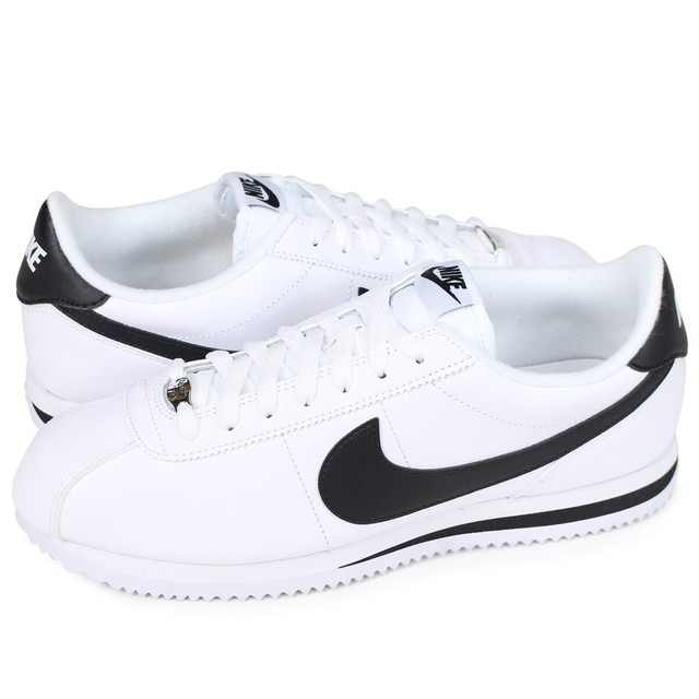 nike leather white cortez sneakers