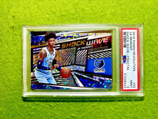 Ja Morant FRACTAL PRIZM ROOKIE CARD PSA 9 MINT RC 2019-20 Revolution  SHOCK WAVE