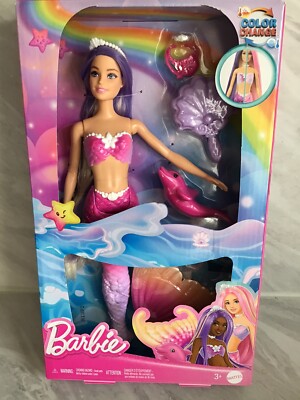 Barbie Dolphin Magic Barbie Color Mermaid Barbie Mermaid Doll