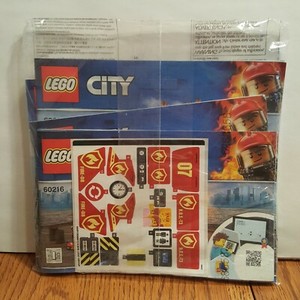 Lego City Downtown Fire Brigade Manual And Stickers Only Sealed New Ebay