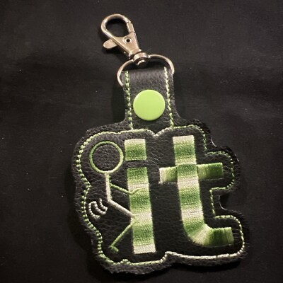 F K IT, Leather Mindful Friendship Friend Family Keyring Key Fob As Pictures