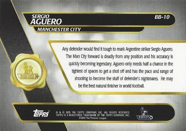 Topps Premier Gold 2015 'Best of the Barclay's Premier League' - Numbered to /25 - Image 2 of 4