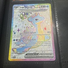pokemon stellar crown lapras ex 158/142 on eBay