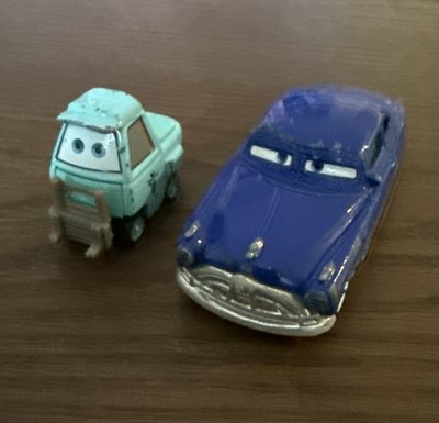 Disney Pixar Cars Diecast Doc Hudson 1951 Hudson Hornet 1:55 and 1 more car 