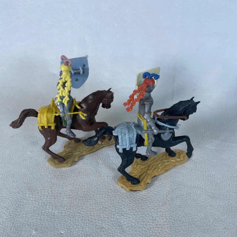 Timpo/CHERILEA (INGLATERRA) CABALLEROS MEDIEVALES Raro Años 60 Lote De 5 Foto 3 de 4