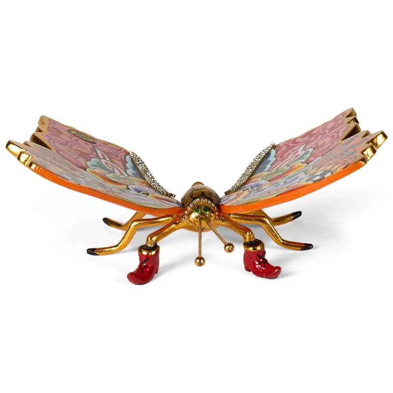 FARFALLA Statua Scultura Tom's Drag 4596 Cio-Cio Madame Butterfly 22 cm Pop Art, fotografia 4 di 9