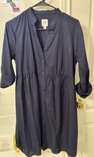 blue gap maternity dress