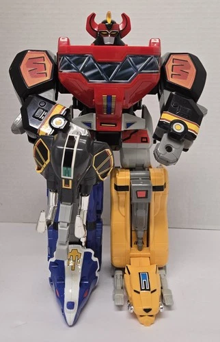 Vintage Mighty Morphin Power Rangers Dino Megazord Toy 1993 - All Zords - READ