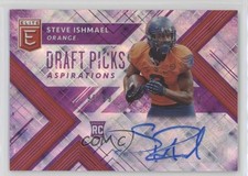 2018 Panini Elite Draft Picks Aspirations Purple 95/99 Steve Ishmael Auto 6p0
