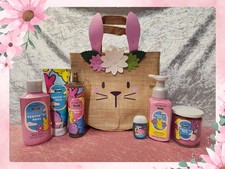 Bath  Body Works PEEPS  Easter PEEPIN' IT REAL Six-Piece Gift Set Canvas Tote  