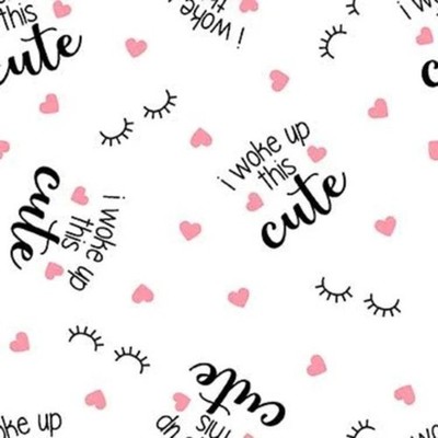 Single Layer Flannel Blanket - Kate Ward Thacker I Woke Up this Cute Flannel