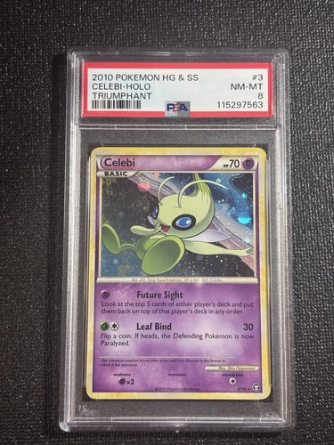 Celebi graded PSA 8 for sale on eBay