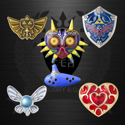 アクセサリー 64 NEW The Legend of Zelda Pins Complete Set of 6 Majora Ocarina