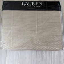 New Ralph Lauren Spencer Tan King Blanket Coverlet. $385.
