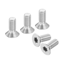 M8-1.25 x 20mm Flat Head Torx Machine Screws, 25 Pcs 304 Stainless Steel