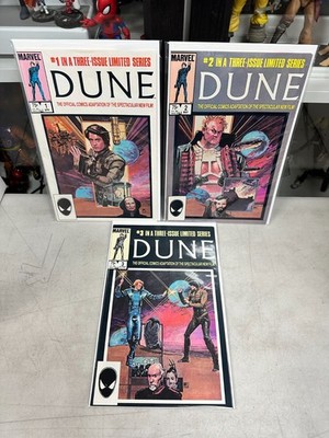 Dune #1-3 (1985) Marvel Movie Adaptation FULL RUN 3 Issues VF/NM Sienkiewicz