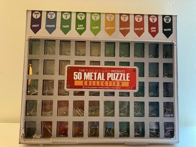 Professor Puzzle 50 Metal Puzzles The Greatest Puzzles in the World in Box