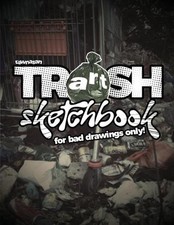 Rawnasan Trash Art Sketchbook for Bad Drawings Only by Rawnasan Paperback Book