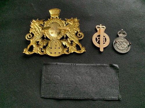 Obsolete, Helmet Plate, 2 Badges And Patch. - Picture 3 of 3