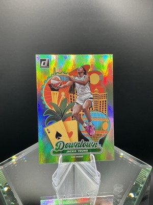 2026 Donruss WNBA SSP CASE HIT Downtown #9 Jackie Young Las Vegas Aces