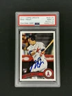 2011 Topps Update Mike Trout Signed PSA Mint 9 10 Auto Grade US175