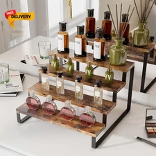 Cologne Organizer for Men Spice Rack for Cabinet Cologne Shelf 4 Tier Display...