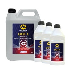 MORRIS DOT 4 Brake & Clutch Fluid DOT4 - 8 Litre FMVSS 116 DOT 3 and DOT 4 8.12 per litre