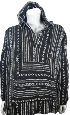 Hippie Clothes: Kathmandu Imports Tunic Pullover 100% Cotton Hoodie Size XL