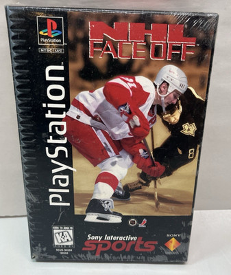 Sony Playstation 1 PS1 RARE LONG BOX NHL FACE OFF STILL SEALED 1995