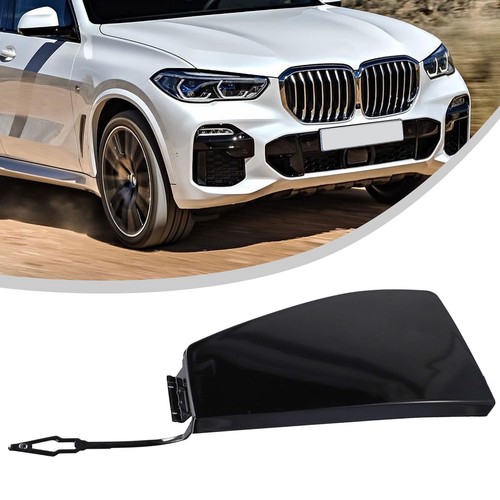 Tappo gancio traino in finitura lucida per BMW per X5 modello sportivo anteriore