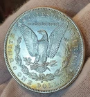 * 1880 O * UNC STUNNING LIGHTLY TONED RARE BETTER DATE MORGAN SILVER DOLLAR #A42
