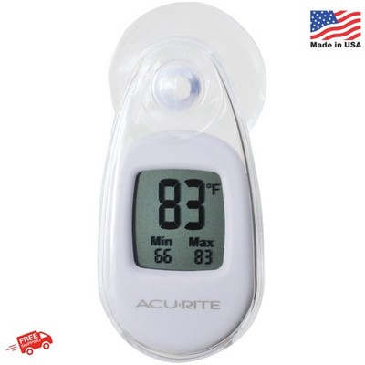 AcuRite Suction Cup Thermometer, White - 00315CADIA1