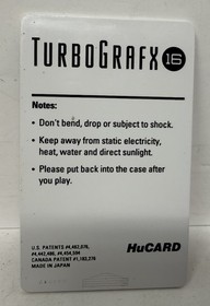 Fantasy Zone GAME / Sleeve ONLY  - Turbo Grafx 16 - FAST SHIPPING! - TESTED