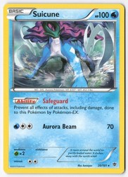 Suicune 20/101 Plasma Blast Non-Holo Rare