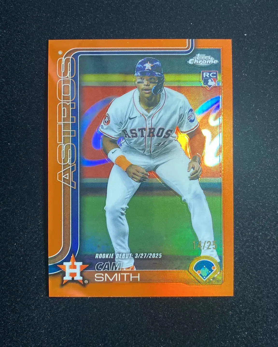 2025 Topps Chrome Update Series Orange #USC19 Cam Smith RC Rookie 14/25 QI95