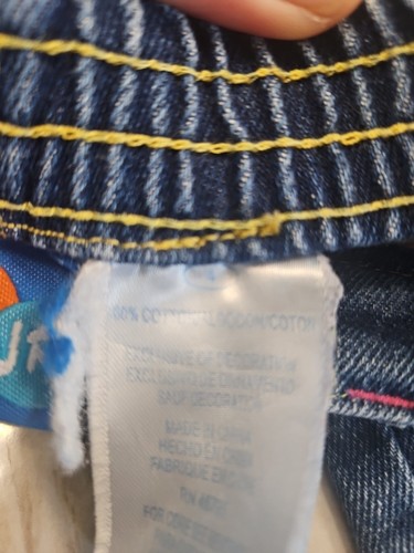Dora The Explorer Denim Jeans Size 4 Nick Jr. Boots Stitched Please Read - Picture 6 of 10