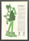 1959 Jolly Green Giant Big Vegetable Man from the North Sweet Peas print ad