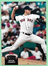 1992 Topps Stadium Club Roger Clemens #80 Boston Red Sox👍
