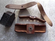 MIROIR AUX ALOUETTES art populaire, Leurre De Chasse, Outil Ancien Bois Laiton EUR 60,00 - FR