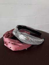 Padded Fashion Hair Band Hair Styling Accessory Headband Lot of 2