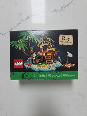 LEGO ''Ray The Castaway'' Set #40566 New Sealed Retired 239 pcs - Limited Edition