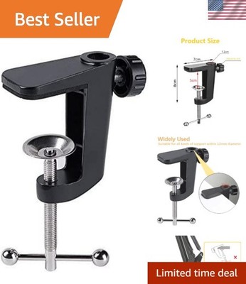 Rust-Resistant Aluminum C-Clamp for Multiple Desktop Uses - Versatile Design