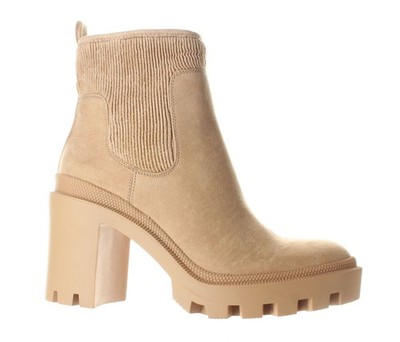 JLO by Jennifer Lopez Womens Emalee Tan Chelsea Boots Size 7 (7710923)